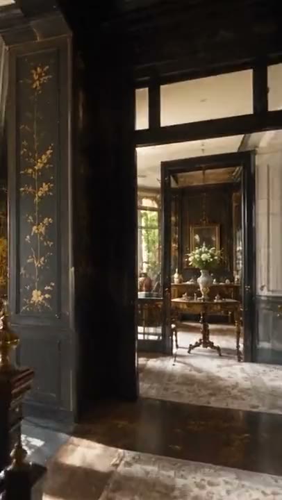 La chambre noire. Au deuxième étage, sur le jardin.